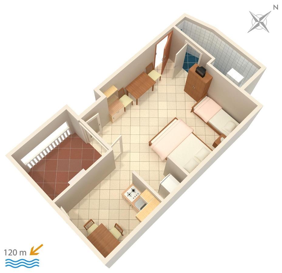 Apartments By The Sea Suha Punta, Rab - 5050 Kampor Bagian luar foto
