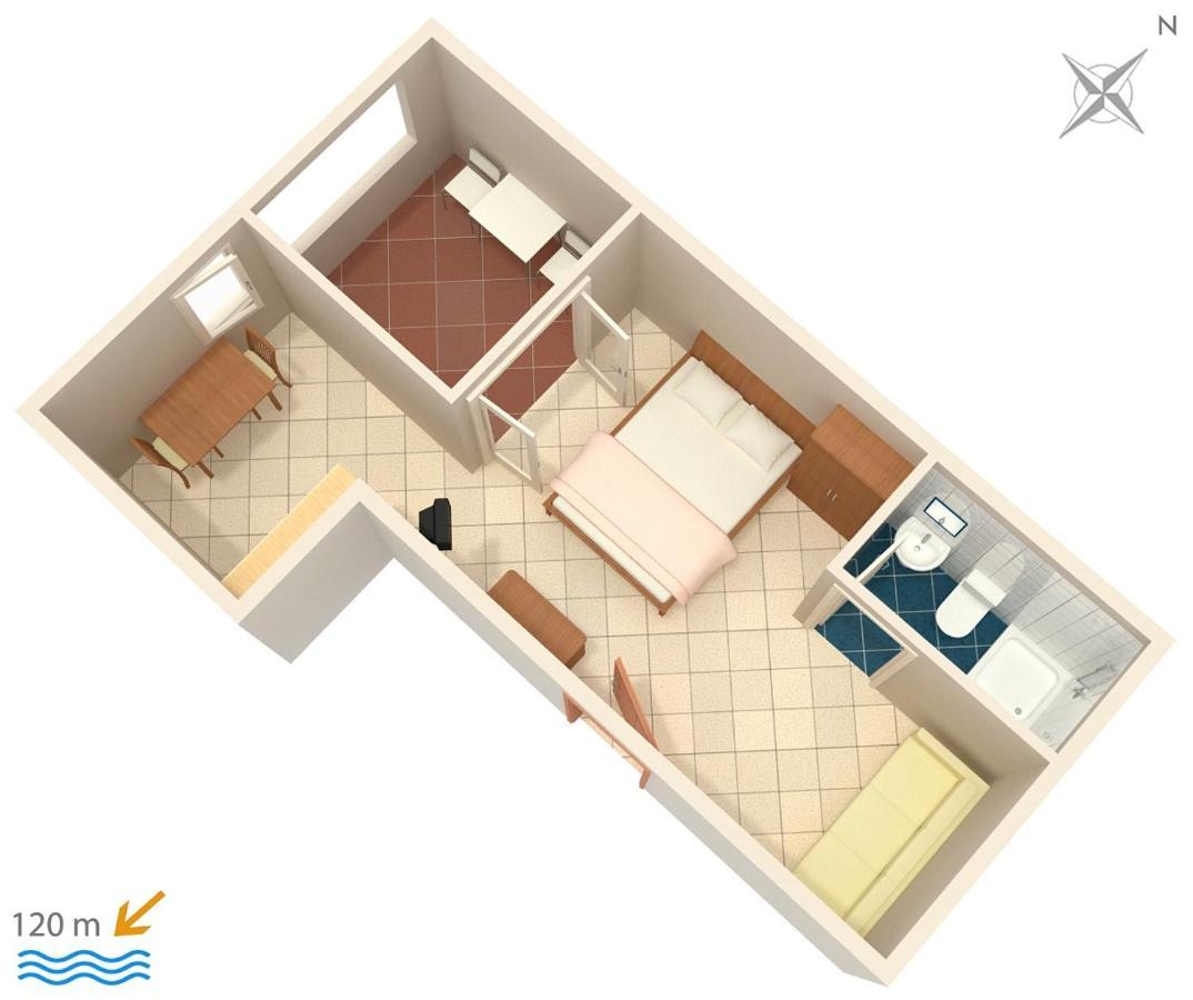 Apartments By The Sea Suha Punta, Rab - 5050 Kampor Bagian luar foto